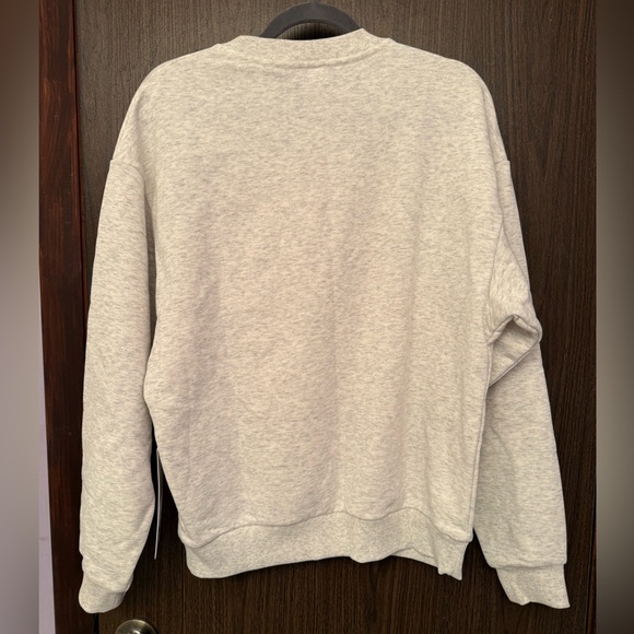 ALO YOGA ACCOLADE WHITE HEATHER CREW NECK SIZE SMALL BRAND NEW SOLD OUT! - Picture 7 of 10